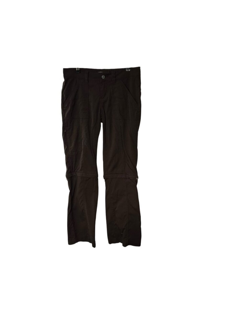 Prana Monarch Convertible Pant Hiking Climbing Zip Pocket Size 2 Brown Outdoors